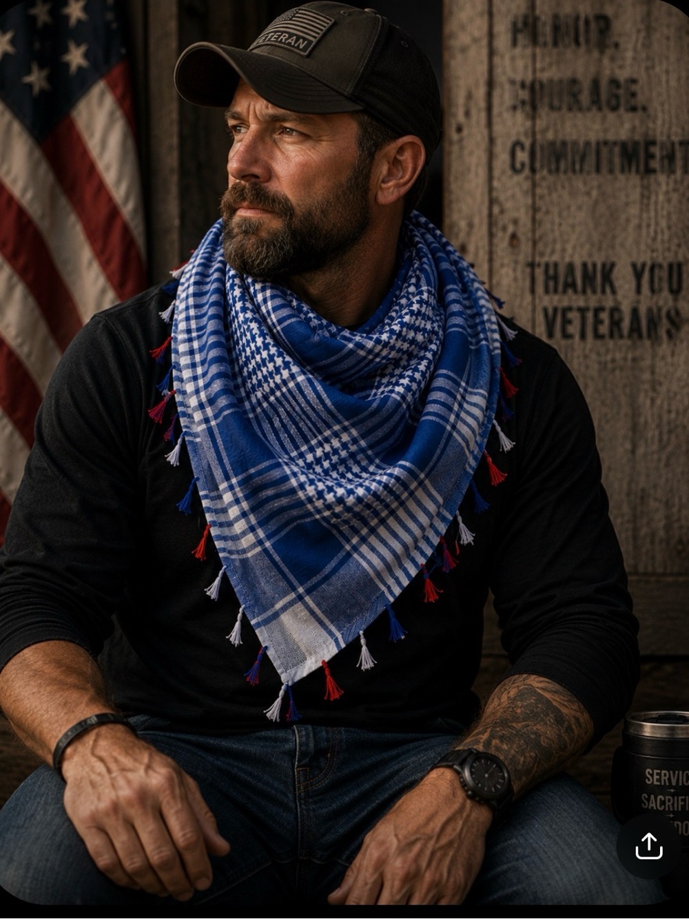 NWT Shemagh from Afghanistan
Own a part off HISTORY 🇺🇸